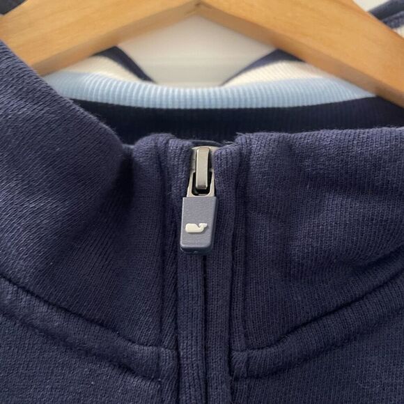 VINEYARD VINES MEN'S VARSITY STRIPE SHEP SHIRT - NAUTICAL NAVY Size Large - Picture 4 of 8